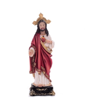 IMAGEM SAGRADO CORAÇÃO DE JESUS 13CM DE ALTURA