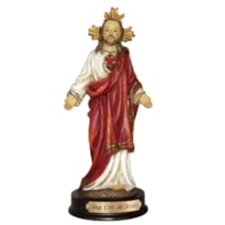 IMAGEM SAGRADO CORAÇÃO DE JESUS 14CM DE ALTURA