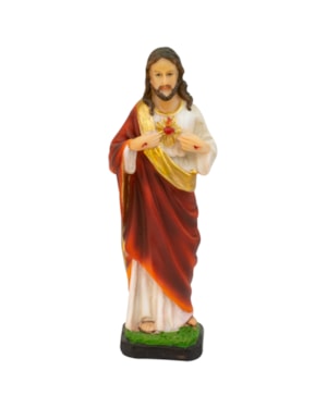 IMAGEM SAGRADO CORAÇÃO DE JESUS 20CM DE ALTURA