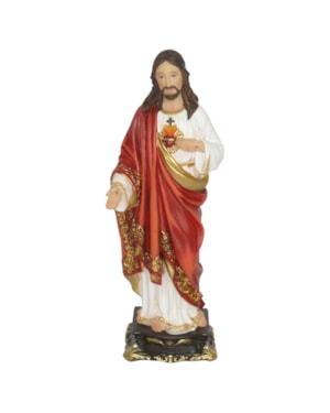 IMAGEM SAGRADO CORAÇÃO DE JESUS 20CM DE ALTURA