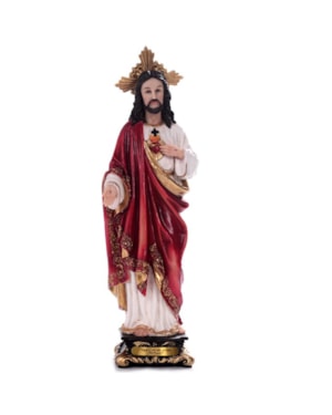 IMAGEM SAGRADO CORAÇÃO DE JESUS 30CM DE ALTURA