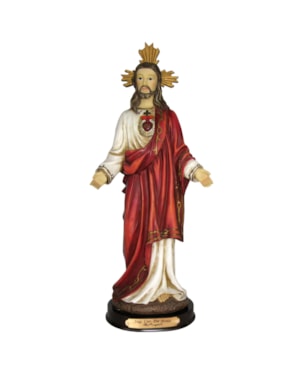 IMAGEM SAGRADO CORAÇÃO DE JESUS 30CM DE ALTURA