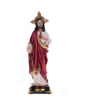 IMAGEM SAGRADO CORAÇÃO DE JESUS 40CM DE ALTURA