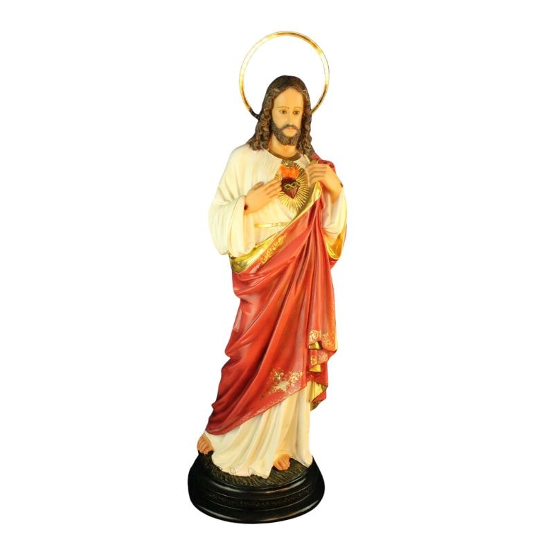 IMAGEM SAGRADO CORAÇÃO DE JESUS 50CM DE ALTURA