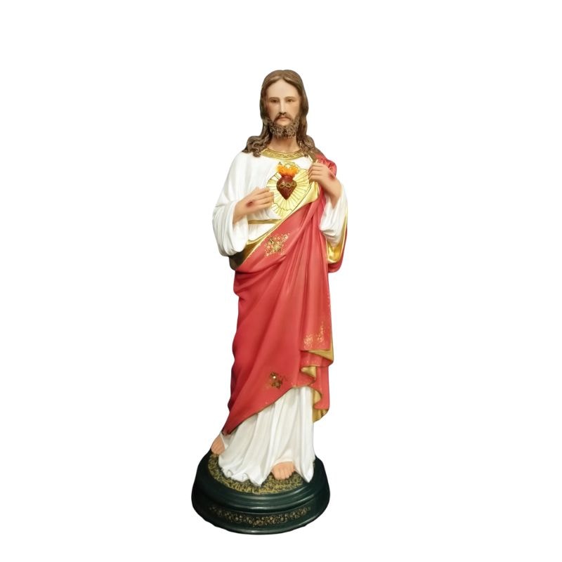 IMAGEM SAGRADO CORAÇÃO DE JESUS 60CM DE ALTURA