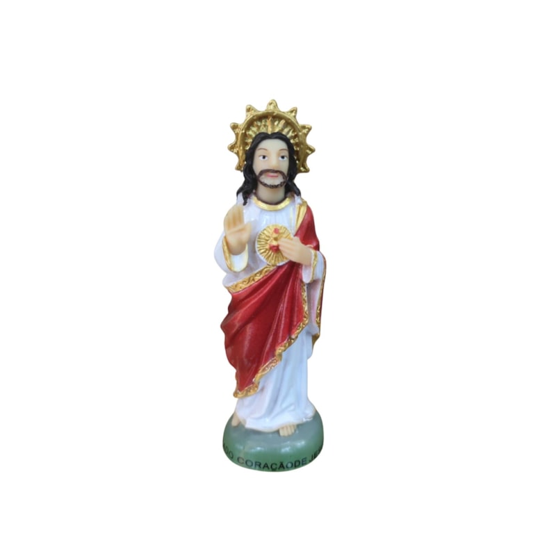 IMAGEM SAGRADO CORAÇÃO DE JESUS 8CM BR