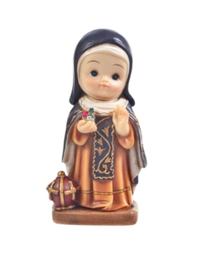 IMAGEM SANTA EDWIGES 10CM DE ALTURA INFANTIL