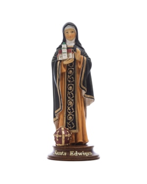 IMAGEM SANTA EDWIGES 15CM DE ALTURA