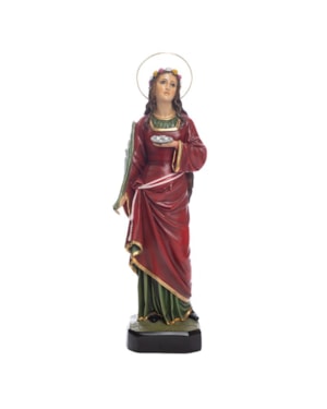 IMAGEM SANTA LUZIA 52CM DE ALTURA C/ OLHOS DE VIDRO