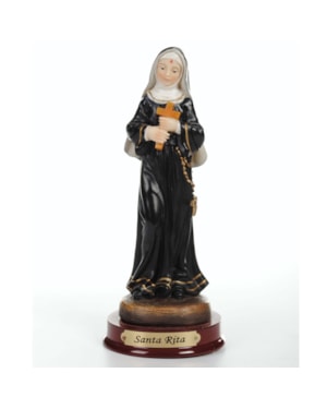 IMAGEM SANTA RITA DE CÁSSIA 14CM DE ALTURA