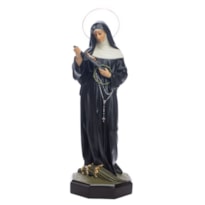 IMAGEM SANTA RITA DE CÁSSIA 60CM DE ALTURA C/ OLHOS DE VIDRO