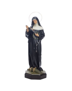 IMAGEM SANTA RITA DE CÁSSIA 60CM DE ALTURA C/ OLHOS DE VIDRO