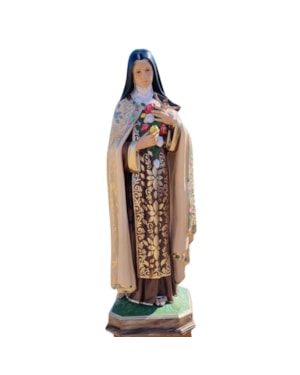 IMAGEM SANTA TERESINHA, BORDADA, 120CM