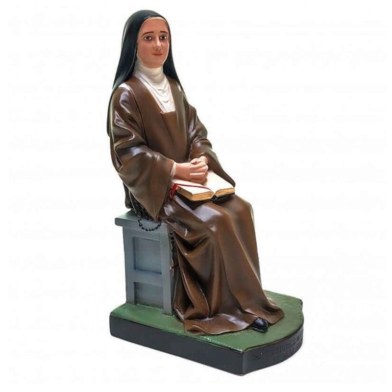 IMAGEM SANTA TERESINHA SENTADA 19CM DE ALTURA