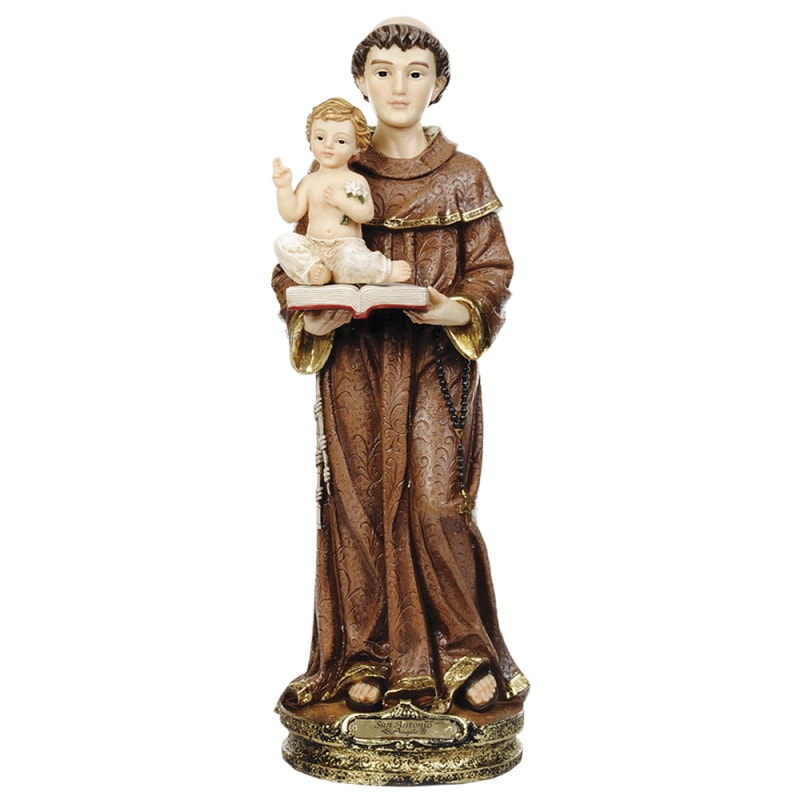 IMAGEM SANTO ANTÔNIO BARROCO 20CM DE ALTURA