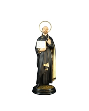 IMAGEM SANTO INÁCIO DE LOYOLA 40CM DE ALTURA