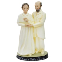 IMAGEM SANTO LUIZ E ZELIA MARTIN 25CM DE ALTURA