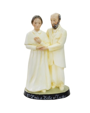 IMAGEM SANTO LUIZ E ZELIA MARTIN 25CM DE ALTURA