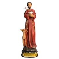 IMAGEM SÃO FRANCISCO DE ASSIS 20CM DE ALTURA