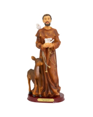 IMAGEM SÃO FRANCISCO DE ASSIS 30CM DE ALTURA