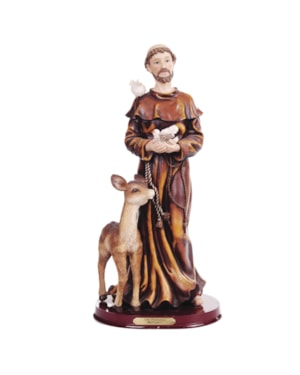 IMAGEM SÃO FRANCISCO DE ASSIS 40CM DE ALTURA