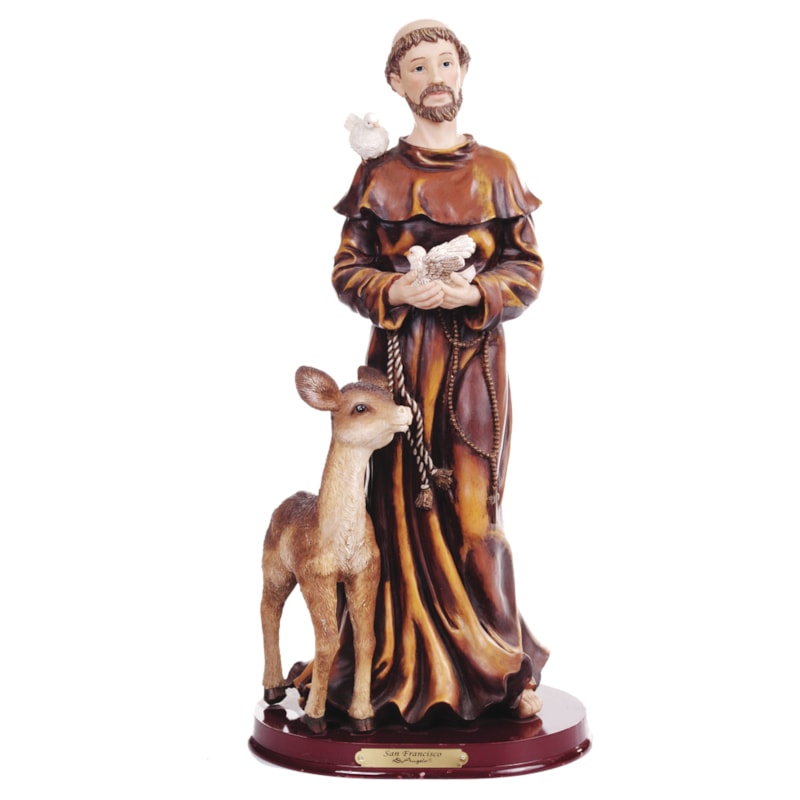 IMAGEM SÃO FRANCISCO DE ASSIS 40CM DE ALTURA