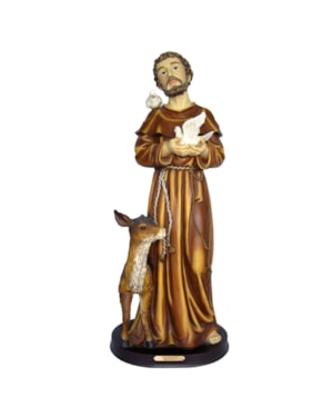 IMAGEM SÃO FRANCISCO DE ASSIS 60CM DE ALTURA
