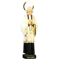 IMAGEM SÃO JOÃO VIANNEY - CURA D´ARS 25 CM DE ALTURA