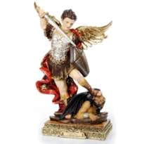IMAGEM SÃO MIGUEL ARCANJO BARROCO 20CM DE ALTURA