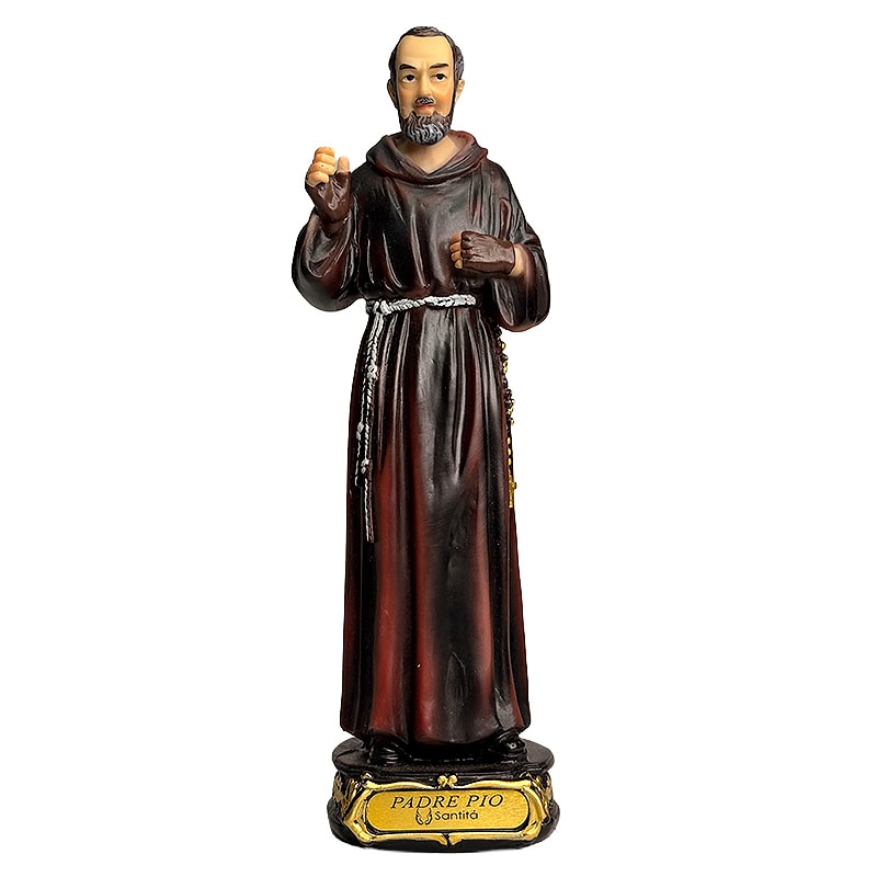 IMAGEM SÃO PADRE PIO 20CM DE ALTURA
