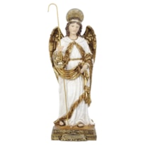 IMAGEM SÃO RAFAEL ARCANJO BARROCO 40CM DE ALTURA