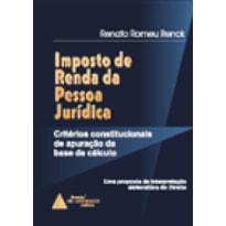 IMPOSTO DE RENDA DA PESSOA JURÍDICA