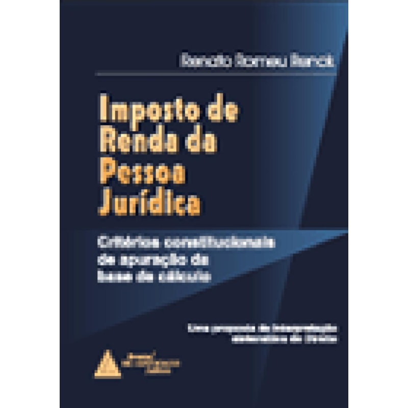IMPOSTO DE RENDA DA PESSOA JURÍDICA