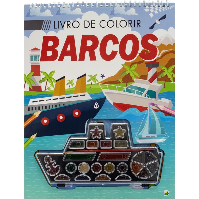 INCRÍVEIS VEÍCULOS - LIVRO DE COLORIR: BARCOS