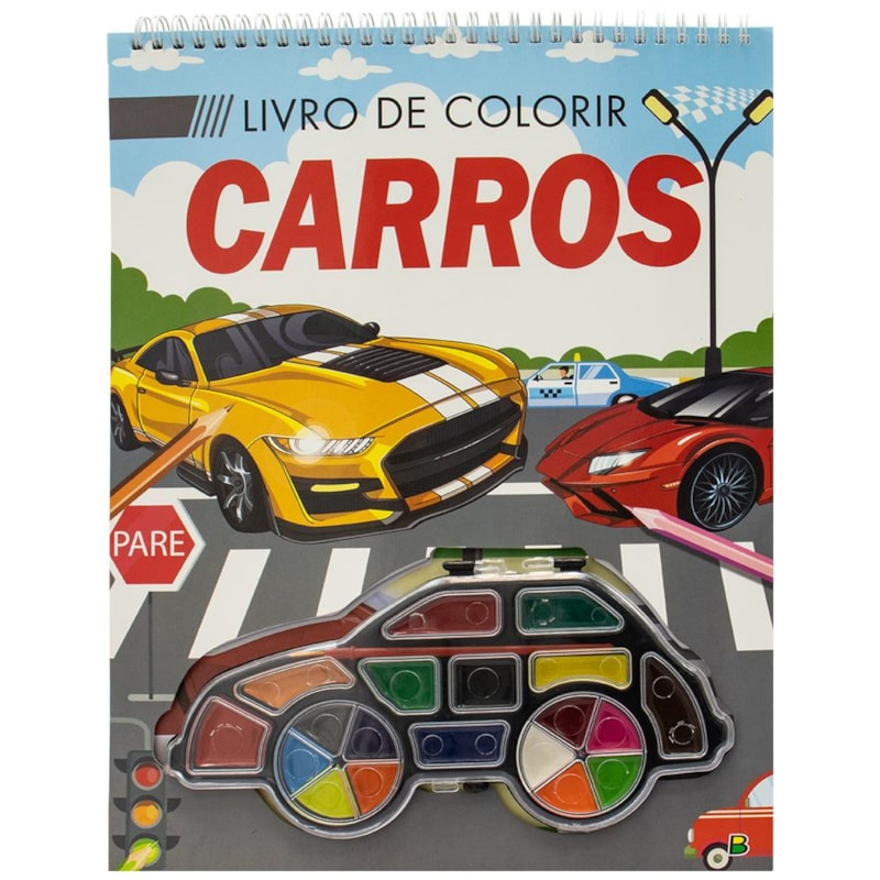 INCRÍVEIS VEÍCULOS - LIVRO DE COLORIR: CARROS