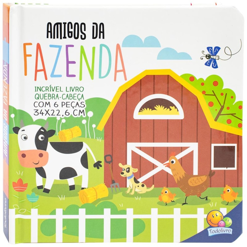 INCRÍVEL LIVRO QUEBRA-CABEÇA: AMIGOS DA FAZENDA