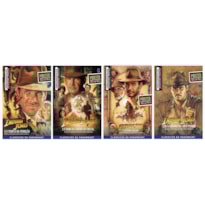 INDIANA JONES - COLEÇÃO 4 PÔSTERES - SUPERPÔSTER CINEMA E NOSTALGIA