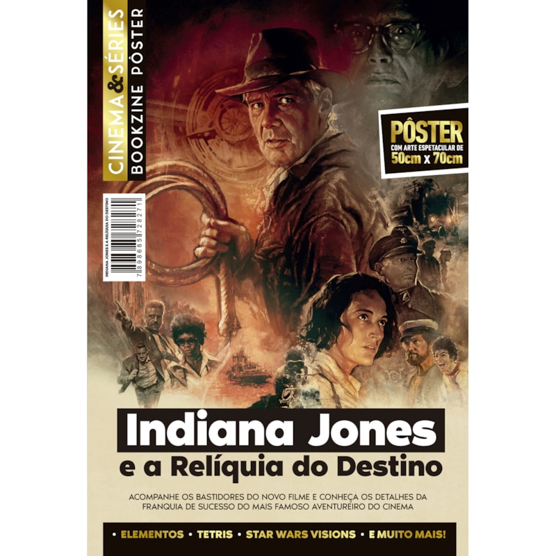 INDIANA JONES E A RELÍQUIA DO DESTINO - SUPERPÔSTER CINEMA E SÉRIES