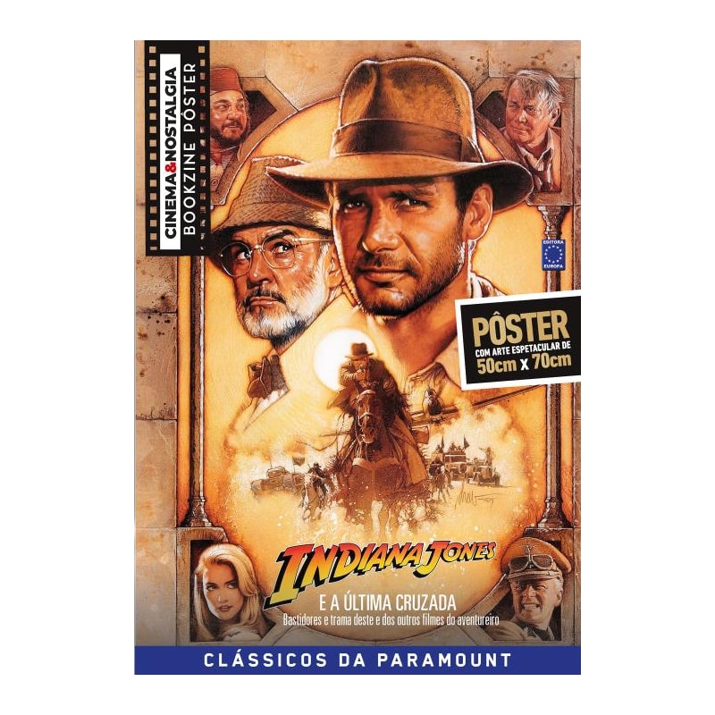 INDIANA JONES E A ÚLTIMA CRUZADA - SUPERPÔSTER CINEMA E NOSTALGIA