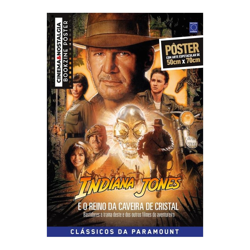 INDIANA JONES E O REINO DA CAVEIRA DE CRISTAL - SUPERPÔSTER CINEMA E NOSTALGIA