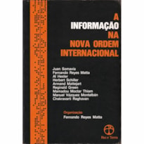 INFORMACAO NA NOVA ORDEM INTERNACIONAL, A - 1