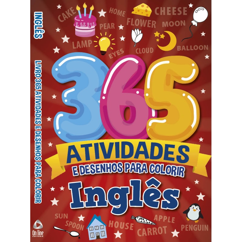 INGLÊS LIVRO 365 ATIVIDADES E DESENHOS PARA COLORIR
