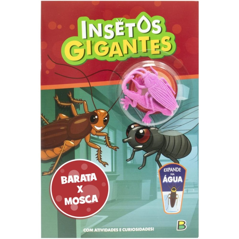 INSETOS GIGANTES - LIVRO DE ATIVIDADES: BARATA VS MOSCA