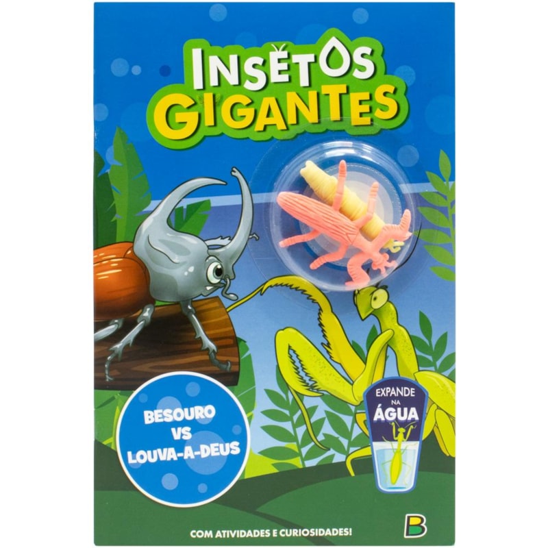 INSETOS GIGANTES - LIVRO DE ATIVIDADES: BESOURO VS LOUVA-A-DEUS