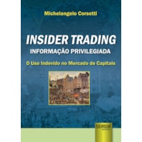 INSIDER TRADING - INFORMAÇÃO PRIVILEGIADA - O USO INDEVIDO NO MERCADO DE CAPITAIS