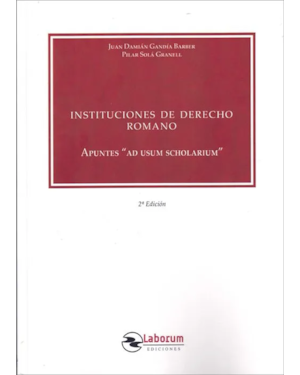INSTITUCIONES DE DERECHO ROMANO