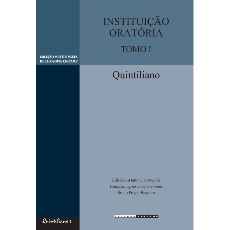INSTITUIÇÃO ORATÓRIA - TOMO I