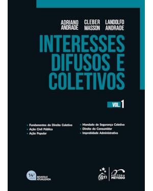 INTERESSES DIFUSOS E COLETIVOS - VOL.1 - 14ª EDIÇÃO 2026