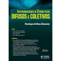 INTERESSES E DIREITOS DIFUSOS E COLETIVOS