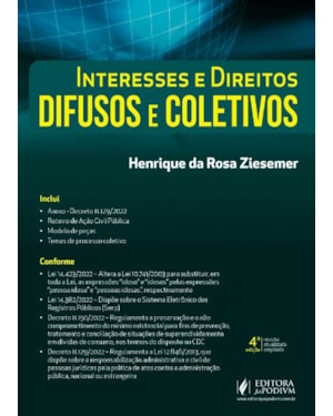 INTERESSES E DIREITOS DIFUSOS E COLETIVOS